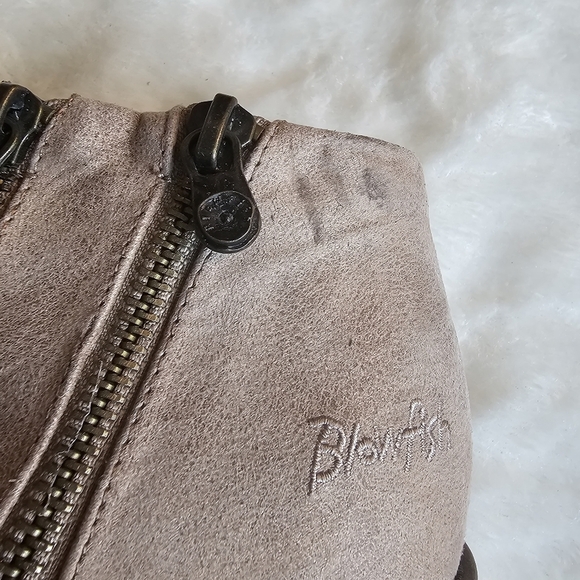 Blowfish Boots Womens Size 10 Double Zip Ankle Booties Low Heel Casual Boot - Picture 6 of 11